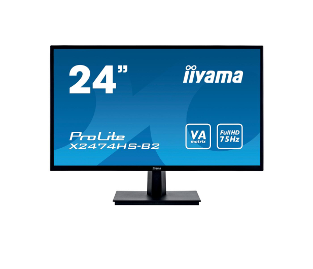 IIYAMA 23.6'' ProLite X2474HS-B2 Czarny - 506641 - zdjęcie